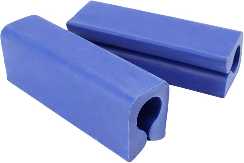 SeaSierra Boat Marine Motor Support Steering Locks for Yamaha Mercury Evinrude Johnson Engine Trailering Transport Rubber Blue - Image 3